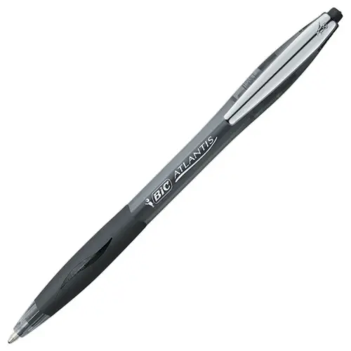 Stylo bille rechargeable Atlantis Soft - Noir - BIC photo du produit