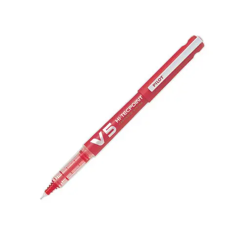Stylo roller pointe aiguille rechargeable - rouge - V5 Pilot photo du produit