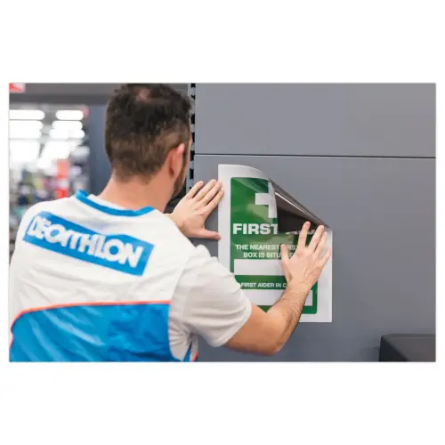 Pochette d'affichage magn&eacute;tique A3 Kang - Incolore - TARIFOLD photo du produit