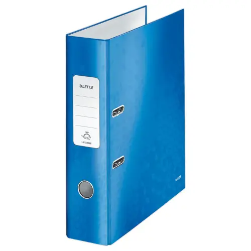 Classeur &agrave; levier WOW 180&deg; - Bleu - Leitz photo du produit