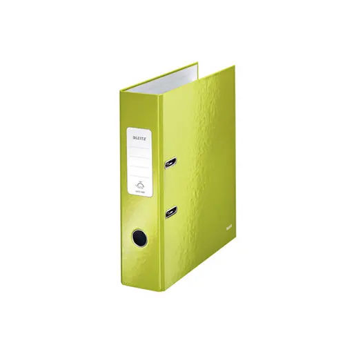 Classeur &agrave; levier WOW 180&deg; - Vert clair - Leitz photo du produit