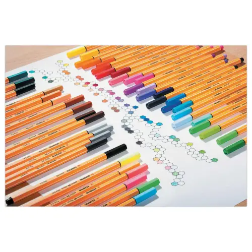 20 Stylos-feutres point 88 - Pointe fine - Etui ColorParade - Stabilo + 1 pochette de 3 feutres Boss mini offerte photo du produit