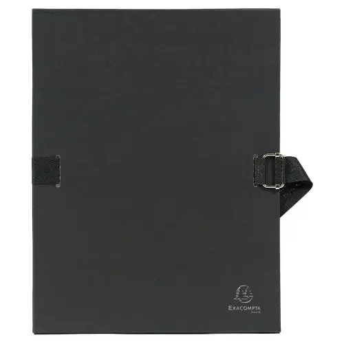Chemise extensible à sangle - Noir - Exacompta photo du produit