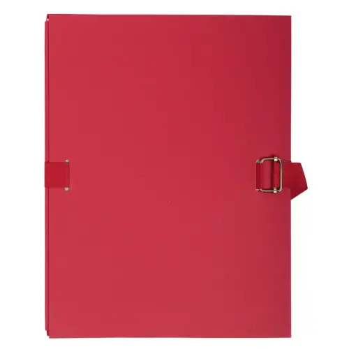 Chemise extensible à sangle - Rouge - Exacompta photo du produit