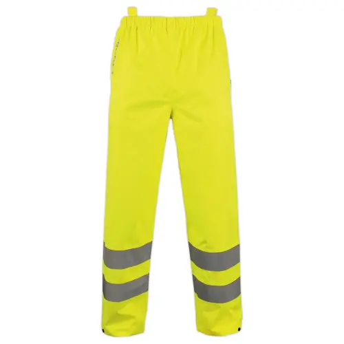 Pantalon pluie everglades haute visibilite &ndash; t2s &ndash; jaune &ndash; taille xxl photo du produit