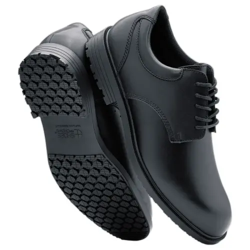 Chaussures de travail en cuir antidérapantes cambridge iii– noir –t.38 photo du produit