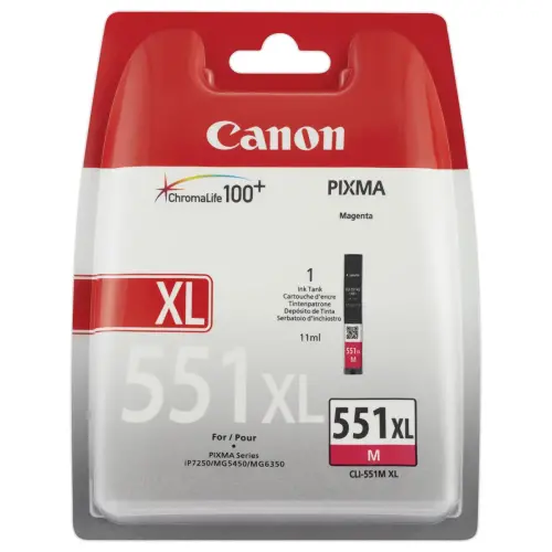 Cartouche jet d'encre Canon magenta CLI-551XL photo du produit