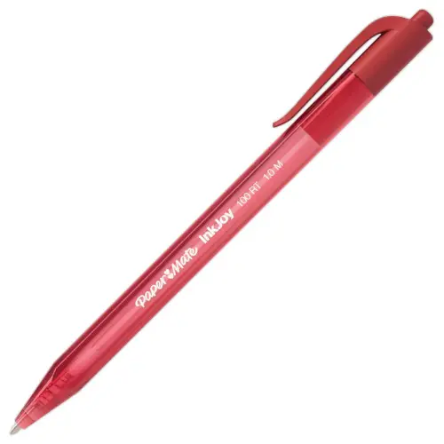 Stylo à bille Inkjoy 100 RT - Rouge - Papermate photo du produit