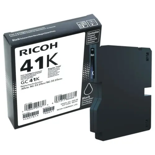 Cartouche Ricoh GC-41K noir photo du produit