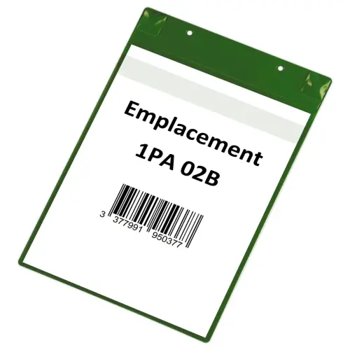 50 Pochettes logistiques magnétiques A4 portrait bleu foncé photo du produit