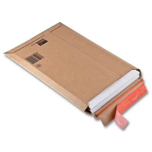 20 Pochettes d'expédition en carton ondulé COLOMPAC 235 x 340 x 35 mm photo du produit