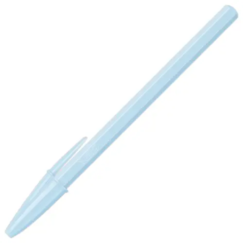 5 Stylos billes Cristal - Pointe moyenne 0,6mm - Coloris pastels - BIC photo du produit