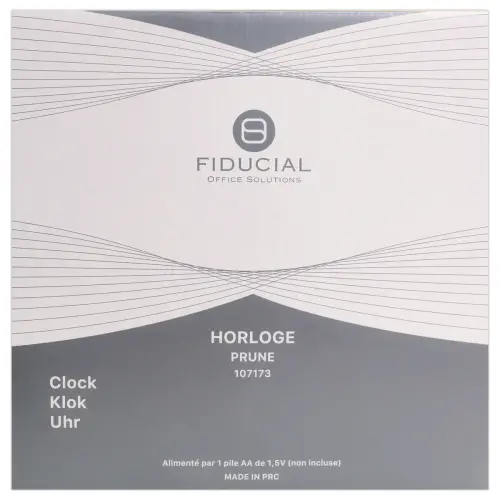 Horloge murale violette photo du produit