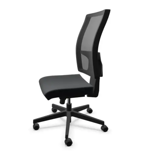 Siège de bureau Taktik synchrone Activ noir avec dossier résille photo du produit