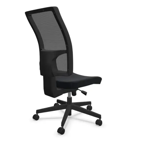 Siège de bureau Taktik synchrone Activ noir avec dossier résille photo du produit