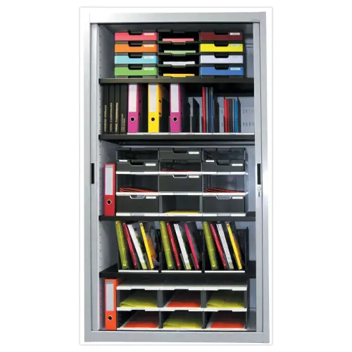 Tiroir pour cases Modulodoc - Hauteur normale 5,4 cm - porte &eacute;tiquette int&eacute;gr&eacute; - Exacompta photo du produit