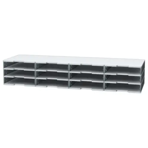 Tiroir pour cases Modulodoc - Hauteur normale 5,4 cm - porte &eacute;tiquette int&eacute;gr&eacute; - Exacompta photo du produit