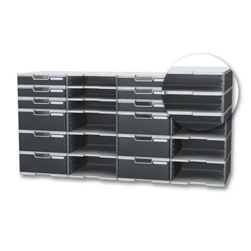 Set de cases Modulodoc - hauteur 5,6 cm - EXACOMPTA photo du produit