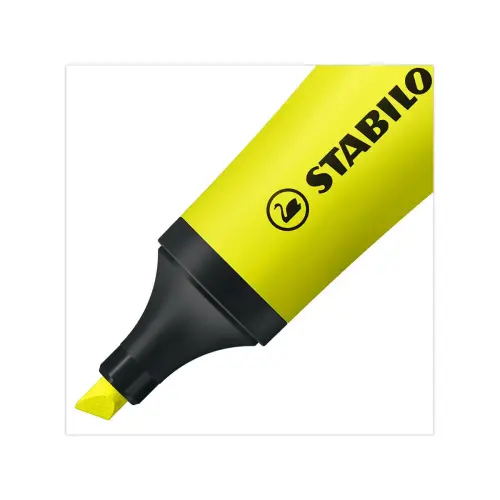 Surligneur NEON - Pointe biseautée - Jaune - STABILO photo du produit