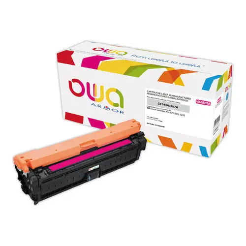 Toner éq. HP CE743A - Magenta - OWA photo du produit