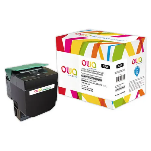 Toner éq. LEXMARK C540H1KG, LEXMARK C540H2KG - Noir - OWA photo du produit