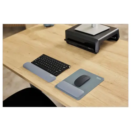 Tapis de souris avec repose-poignet Breyta - Bleu gris - FELLOWES photo du produit