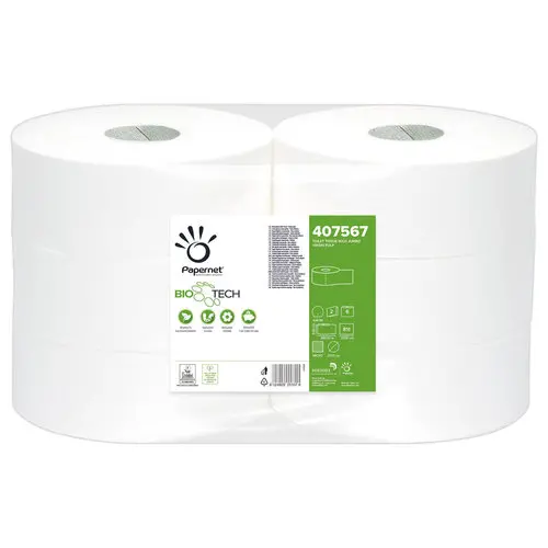 6 Rouleaux de papier toilette Jumbo Biotech Superior - Tork photo du produit