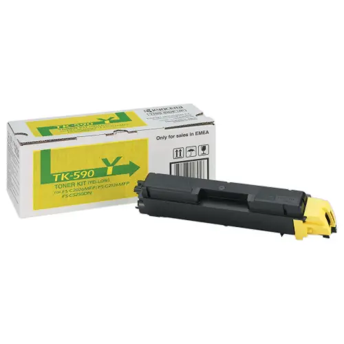 Toner TK590Y - Jaune - Kyocera photo du produit