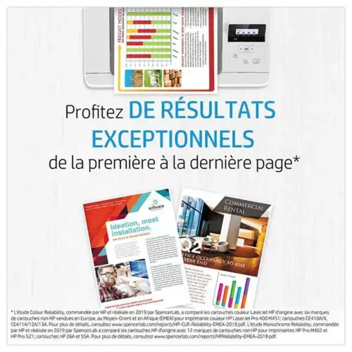 HP 651A CE341A toner cyan photo du produit