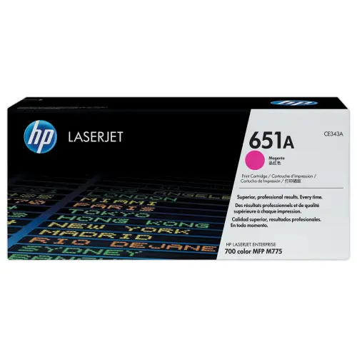 HP 651A CE343A toner magenta photo du produit