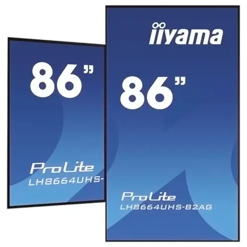 Ecran d'affichage professionnel connecté  86" -  IIYAMA LH8664UHS photo du produit