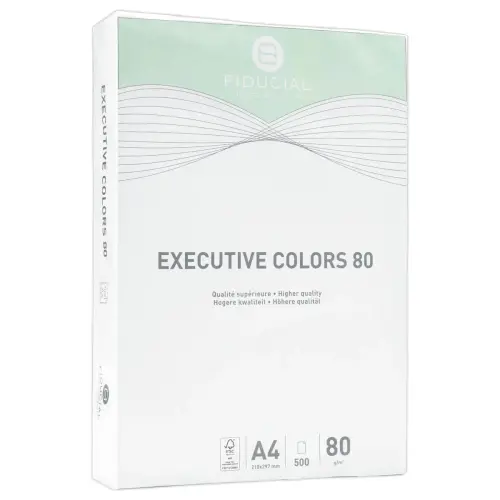 Ramette de papier couleur intense A4 Executive Colors 80g - Vert - Fiducial photo du produit