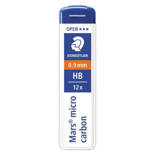 Mines HB 0.9 mm pour portemine rechargeable - Mars micro carbon 250 - Staedtler photo du produit