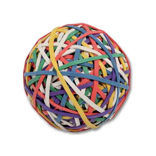 Boule de 270 bracelets &eacute;lastiques - Caoutchouc - SIGN photo du produit