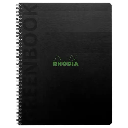 Cahier A5+ - 160 pages - 5x5 - Noir - Rhodia photo du produit