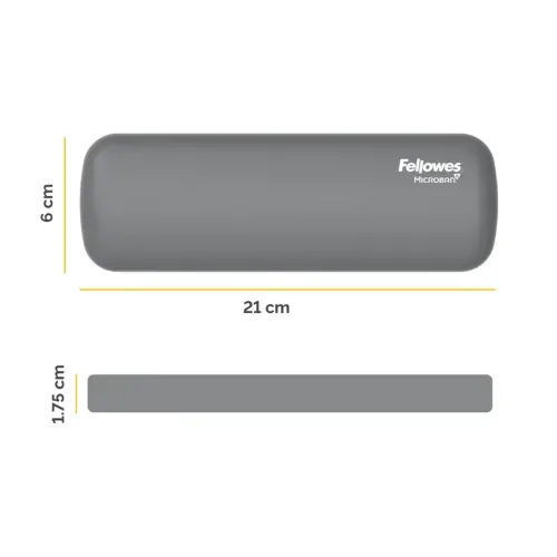 Repose-poignets Breyta - Gris - Fellowes photo du produit