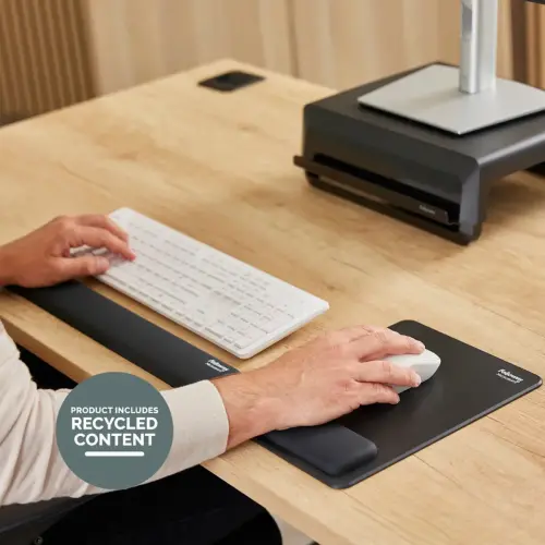 Repose-poignets clavier Breyta - Noir - Fellowes photo du produit