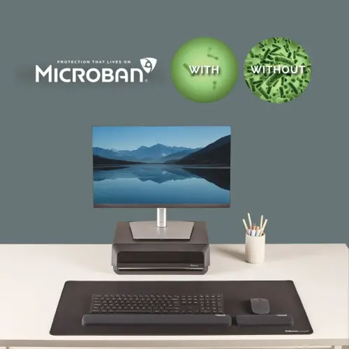 Repose-poignets clavier Breyta - Noir - Fellowes photo du produit