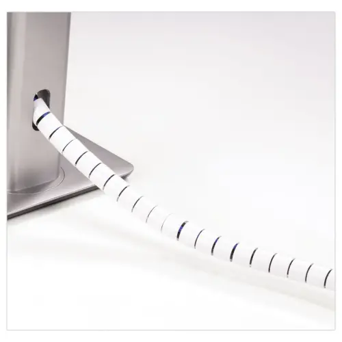 Guide câbles Cable Zip - Blanc - Fellowes photo du produit