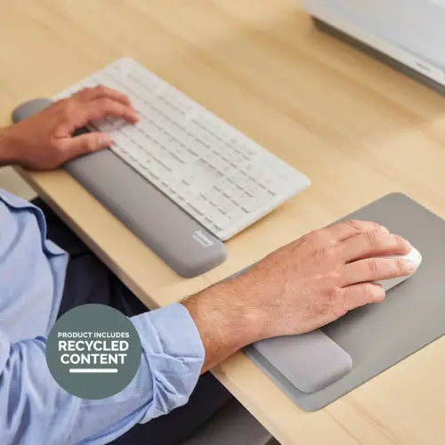 Repose-poignets clavier Breyta - Gris - Fellowes photo du produit