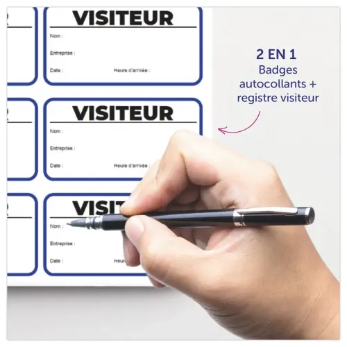 Registre des visiteurs - EXACOMPTA photo du produit