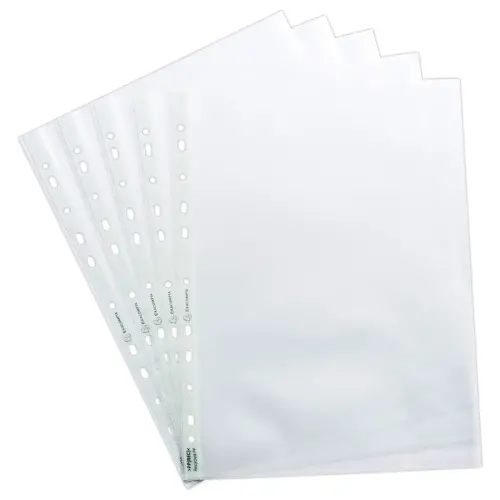50 Pochettes perfor&eacute;es Forever - Plastique 9/100e - Exacompta photo du produit