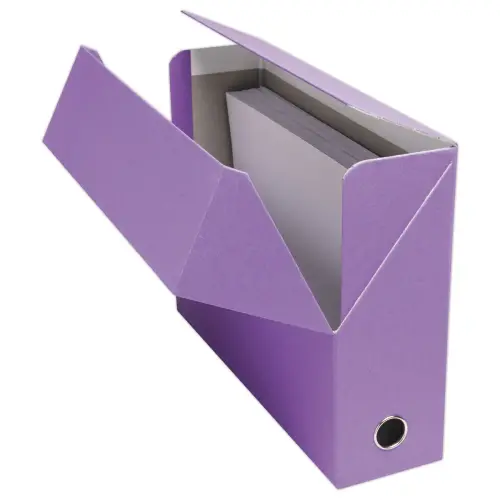 Boite transfert Salsa - Dos 90mm - Coloris al&eacute;atoire - Exacompta photo du produit
