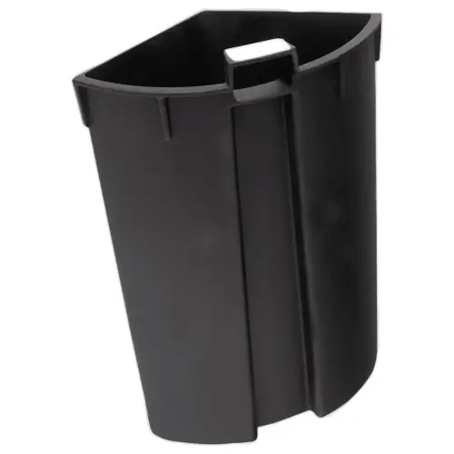 Corbeille tri sélectif  - 3 compartiments - 13L - Noir photo du produit