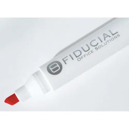 Marqueur pour tableaux blancs - Pointe biseaut&eacute;e - Rouge - Fiducial photo du produit