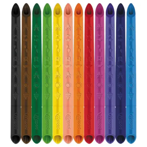 12 Crayons de couleur INFINITY - Maped photo du produit