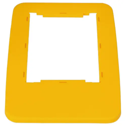 Cadre couvercle pour collecteurs "recyclage" 60L et 80L - Jaune photo du produit