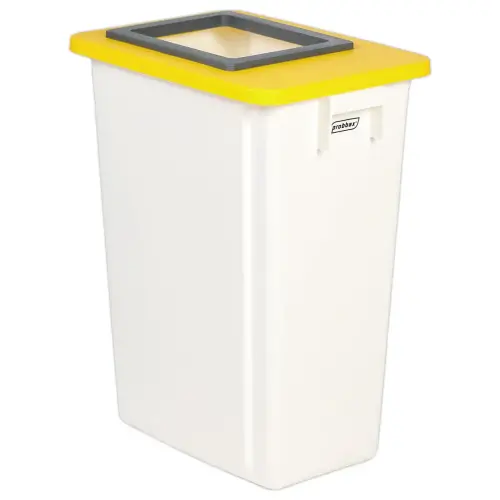 Cadre couvercle pour collecteurs "recyclage" 60L et 80L - Jaune photo du produit