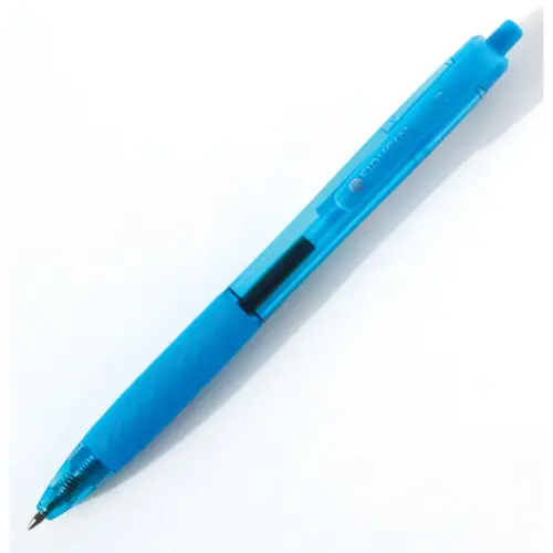 Stylo bille rétractable - Avec grip - Ecriture moyenne - Bleu - Fiducial photo du produit