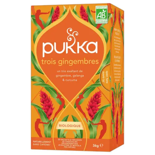 20 Infusion - Trois Gingembres - Pukka photo du produit